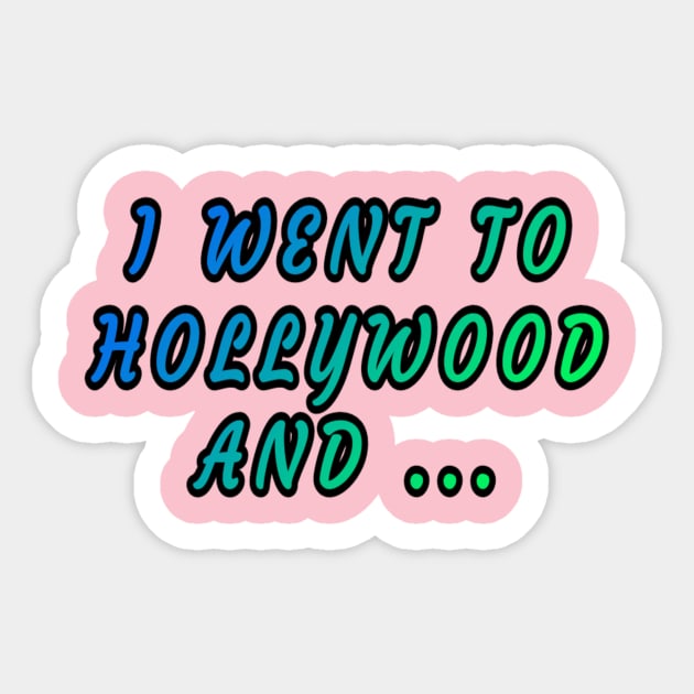 Hollywood Poop Sticker by MassacreMasks